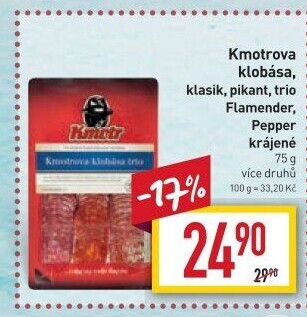 Kmotrova klobása trio Kmotr