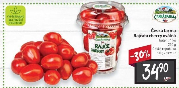 Rajčata cherry Česká farma