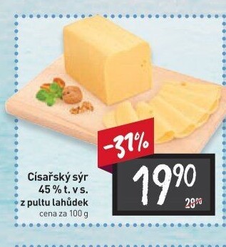 Sýr Císařský 45%