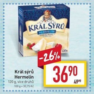 Sýr Hermelín Král sýrů