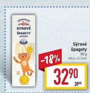 Sýrové špagety Milsy
