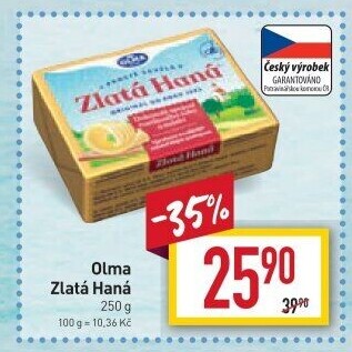 Tuk Zlatá Haná Olma