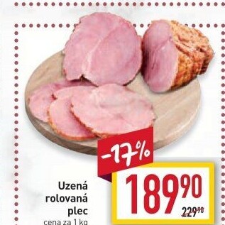 Uzená rolovaná plec