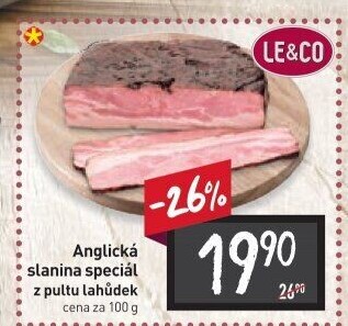 Anglická slanina speciál LE&amp