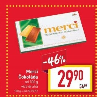 Čokoláda Merci