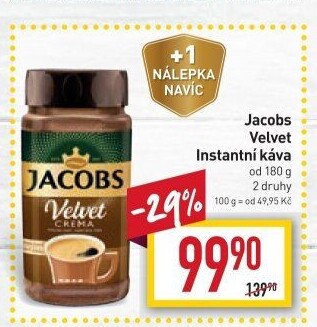 Instantní káva Jacobs Velvet