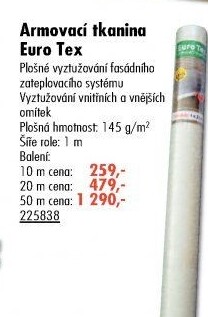 Armovací tkanina Euro Tex Den Braven