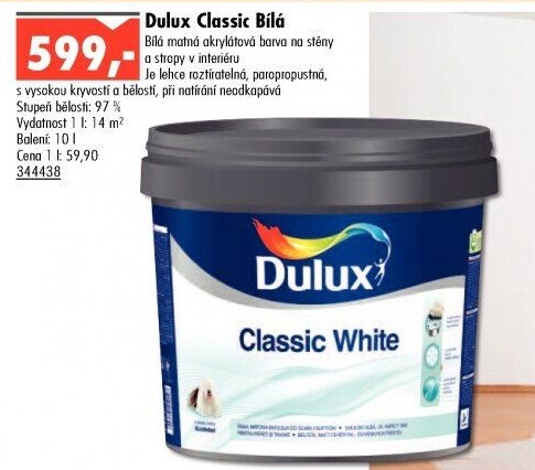 Interiérová barva Dulux