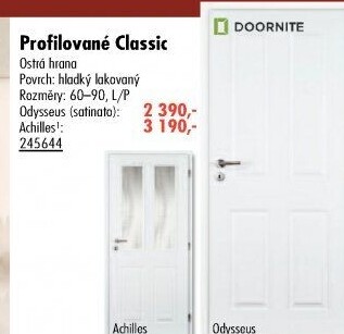 Interiérové dveře Doornite