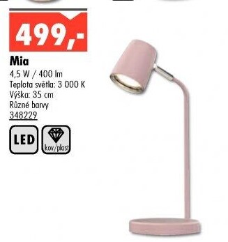 Lampa stolní LED Mia Top Light