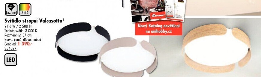 LED stropní svítidlo Valcasotto Eglo