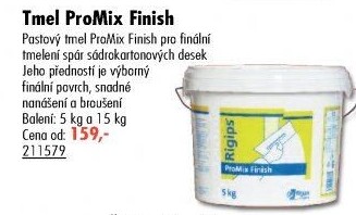 Pastový tmel Promix Finish Rigips