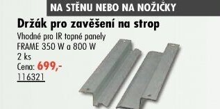 Příslušenství pro infra panel
