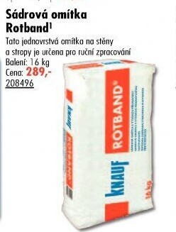 Sádrová omítka Knauf