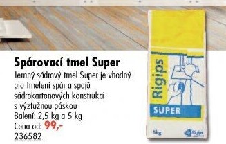 Spárovací tmel Super Rigips