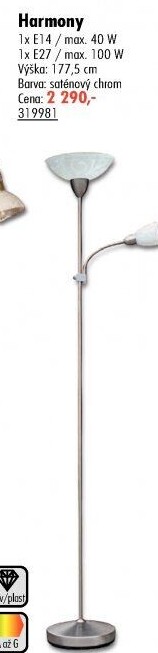 Stojací lampa HARMONY lux Rabalux