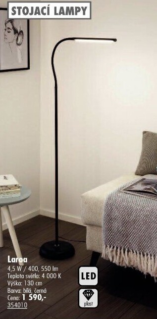 Stojací LED lampa Laroa Eglo