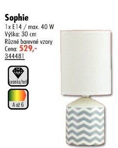 Stolní lampa Sophie Rabalux