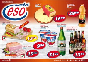 akční leták ESO MARKET 5.10.2022-16.10.2022