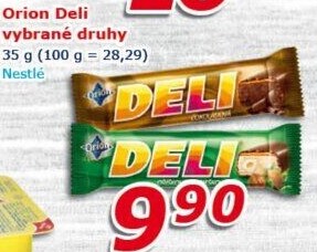 Tyčinka Deli Orion