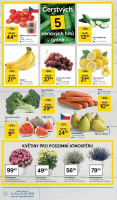 akční leták Tesco 5.10.2022-11.10.2022