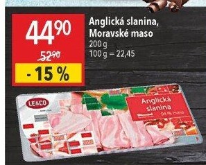 Anglická slanina LE&amp