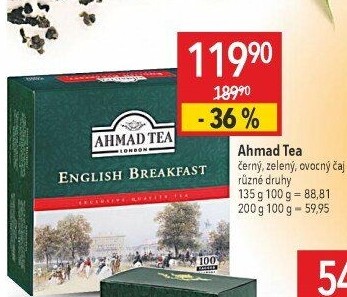 Čaj černý Ahmad Tea