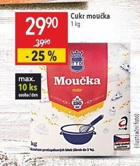 Cukr moučka TTD