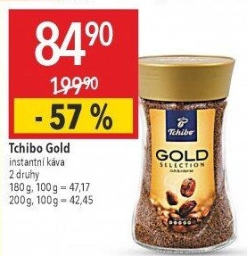 Instantní káva Tchibo Gold Selection