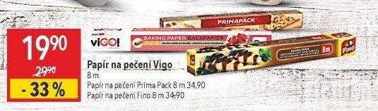 Papír na pečení Vigo