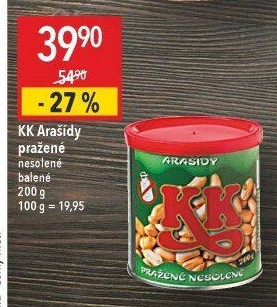 Pražené arašídy KK