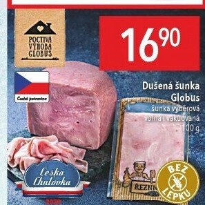Šunka dušená výběrová Globus