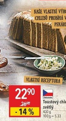 Toustový chléb Globus