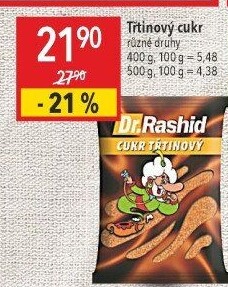 Třtinový cukr Dr. Rashid