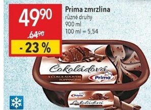 Zmrzlina ve vaničce Prima