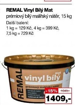 Interiérová barva Vinyl Remal