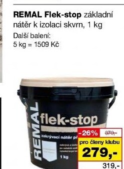 Izolační nátěr Flek - stop Remal