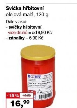 Svíčky hřbitovní