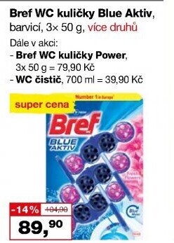 WC blok tuhý Power Aktiv Bref