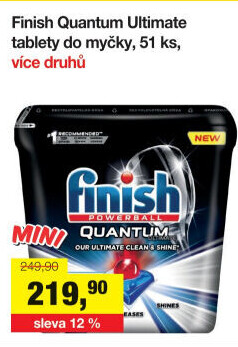 Tablety do myčky Finish Quantum Ultimate