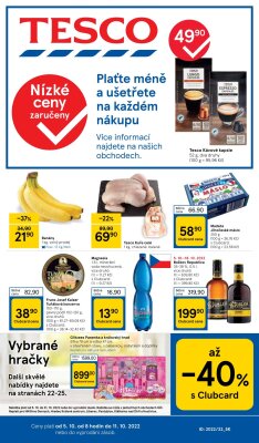 akční leták Tesco 5.10.2022-11.10.2022