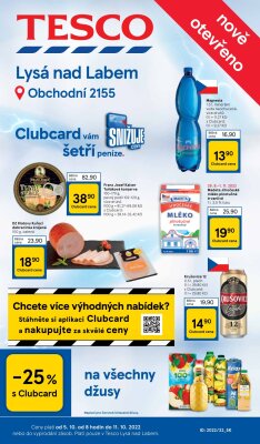 akční leták Tesco 5.10.2022-11.10.2022