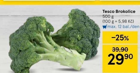 Brokolice Tesco