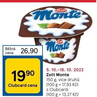 Dezert Monte Zott