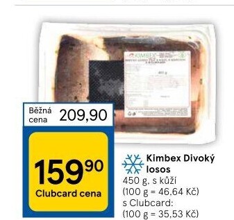 Divoký losos filé mražený Kimbex