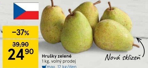 Hrušky zelené