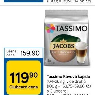 Kapsle Tassimo Jacobs