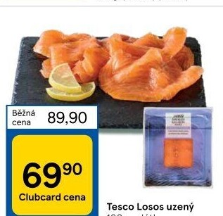 Losos uzený Tesco
