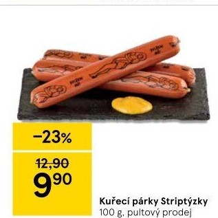 Párky kuřecí striptýzky