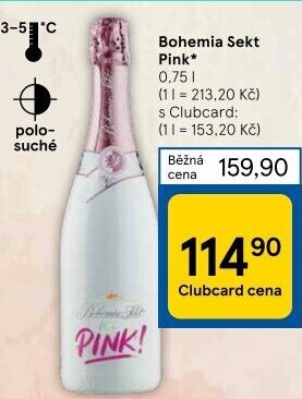 Sekt Pink Ice Bohemia Sekt